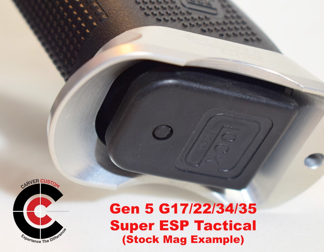 Gen 5 CARVER "Super Tactical" ESP HEAVY Magwell for Glock G17/22/34/35-SS